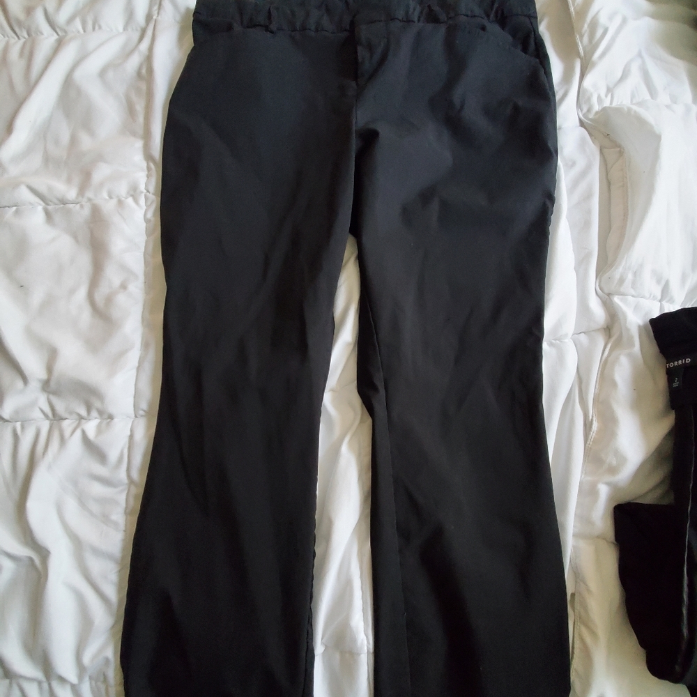 Black torrid pants 18s